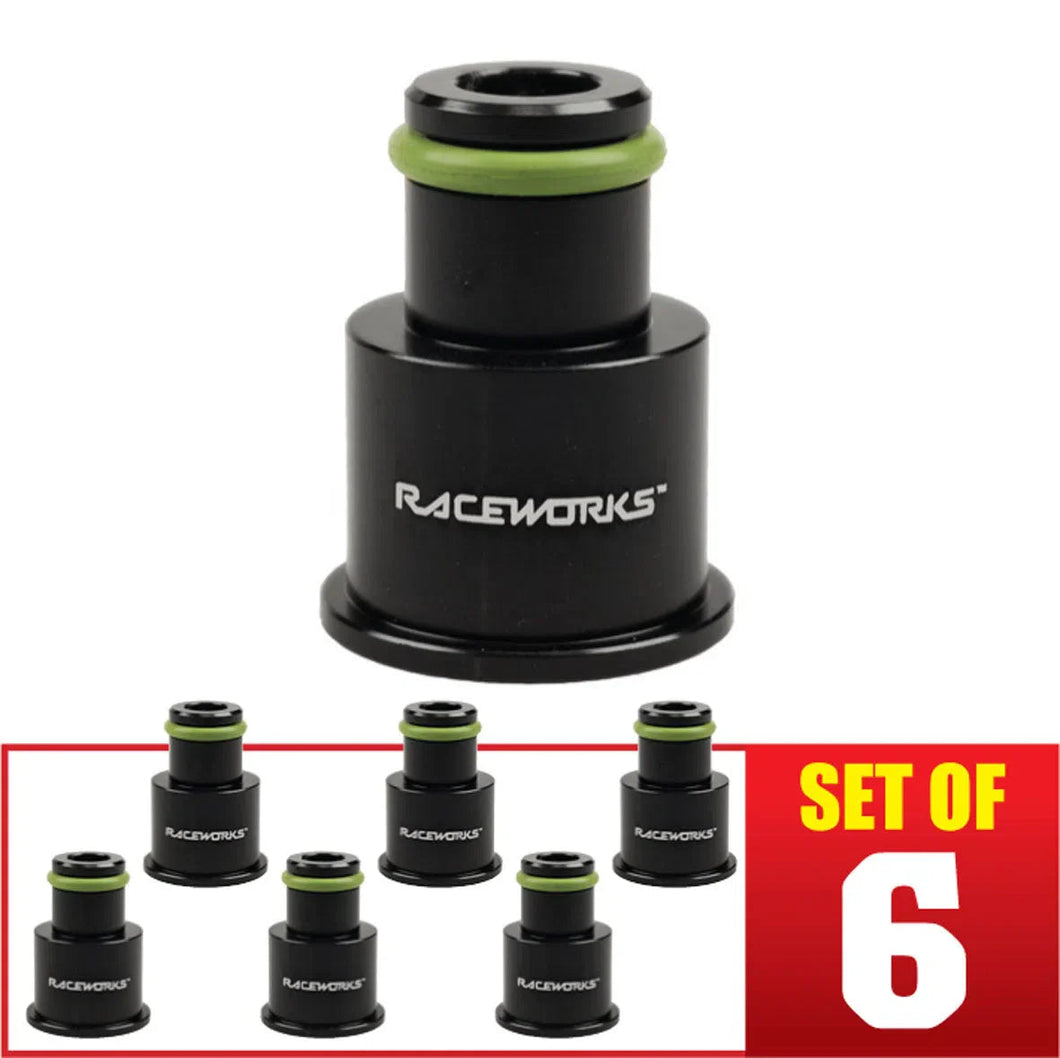 RACEWORKS 6PK INJECTOR EXTENSION 3/4-> FULL LENGTH 14MM-11MM | ALY-047BK-6-NZRACEWORKS-Autoignite NZ
