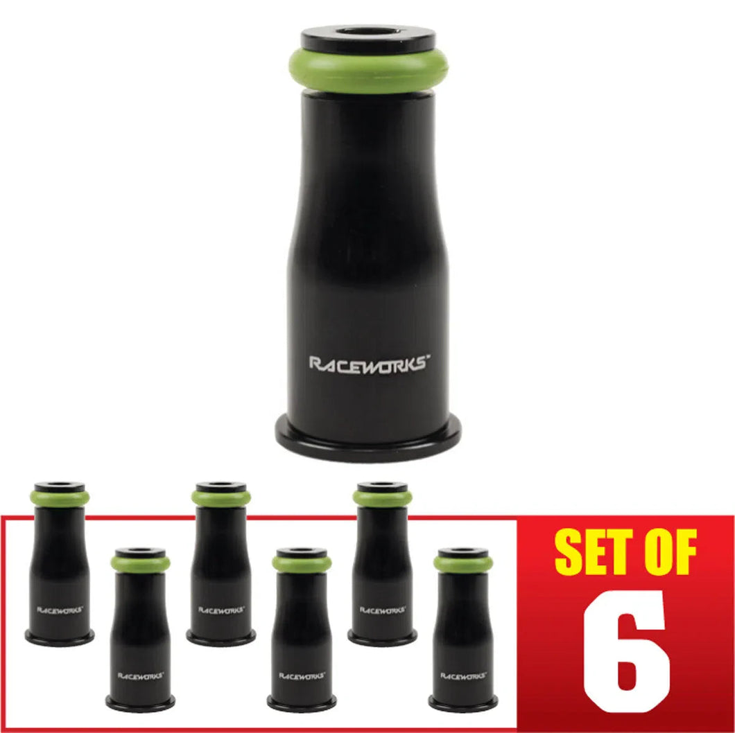 RACEWORKS 6PK INJECTOR EXTENSION SHORT-> 14MM | ALY-050BK-6-NZRACEWORKS-Autoignite NZ