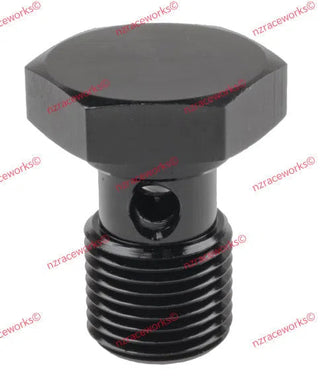 RACEWORKS ALLOY BANJO BOLT 7/16'' X 24 (23MM) | RWF-300-05ALBK-NZRACEWORKS-Autoignite NZ