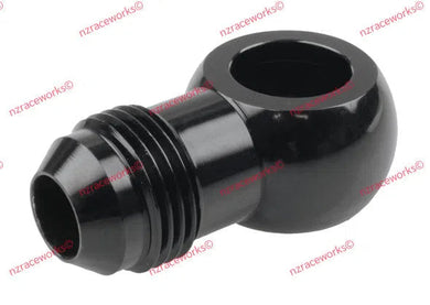 RACEWORKS ALLOY BANJO FITTING AN-8 14.5MM | RWF-720-08ABK-NZRACEWORKS-Autoignite NZ