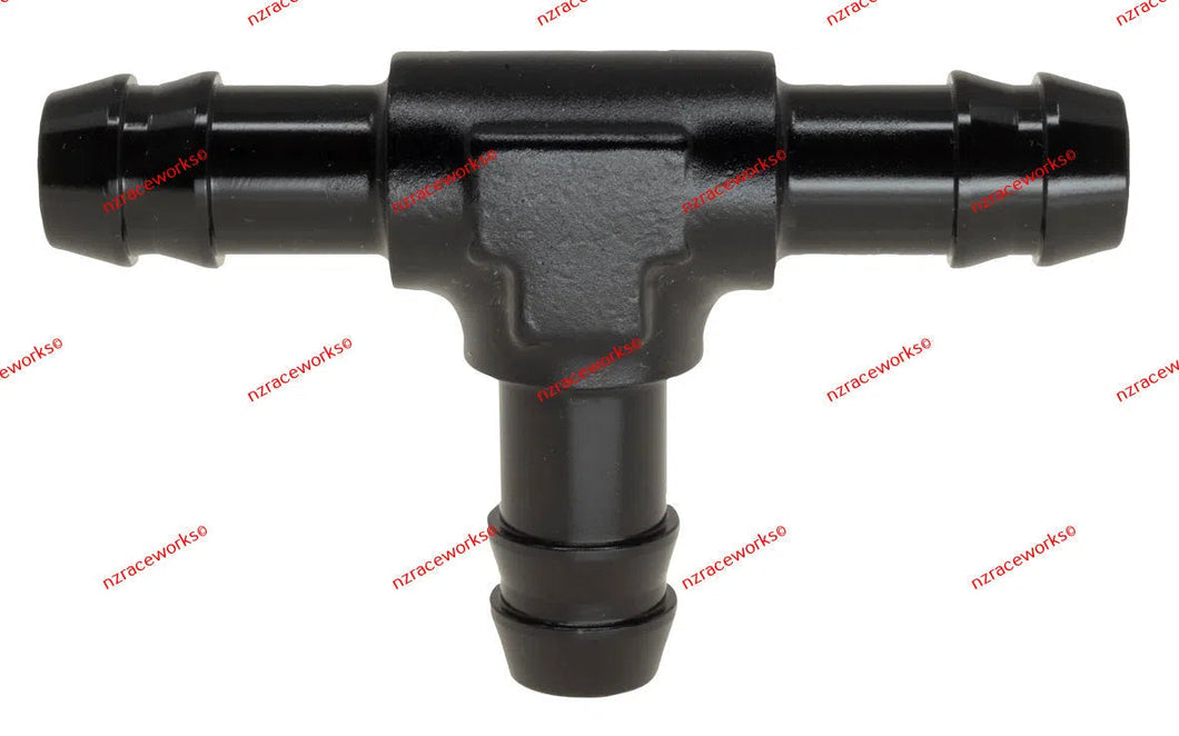 RACEWORKS ALUMINIUM BARB TEE | RWF-851-10MM-NZRACEWORKS-Autoignite NZ