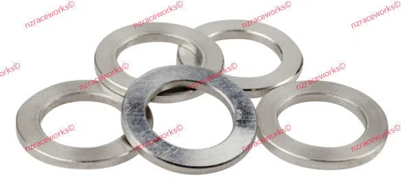 RACEWORKS ALUMINIUM WASHERS - 5 PACK-NZRACEWORKS-Autoignite NZ