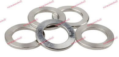 RACEWORKS ALUMINIUM WASHERS AN-3 ID9.8MM OD15.9MM T1.5MM | RWF-901-03-NZRACEWORKS-Autoignite NZ