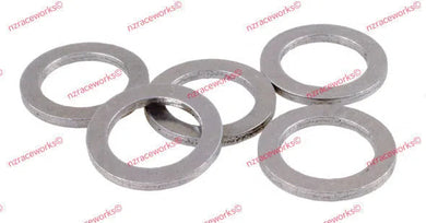 RACEWORKS ALUMINIUM WASHERS AN-5 ID12.2MM OD17.7MM T1.5 5PK | RWF-901-05-NZRACEWORKS-Autoignite NZ