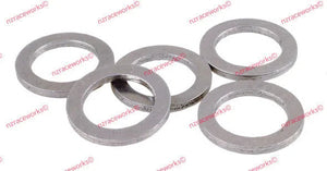 RACEWORKS ALUMINIUM WASHERS AN-5 ID12.2MM OD17.7MM T1.5 5PK | RWF-901-05-NZRACEWORKS-Autoignite NZ
