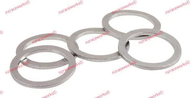 RACEWORKS ALUMINIUM WASHERS AN-6 ID14.4MM OD20.3MM T1.5MM | RWF-901-06-NZRACEWORKS-Autoignite NZ