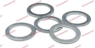 RACEWORKS ALUMINIUM WASHERS AN-8 ID19.5MM OD24.7MM T1.5MM | RWF-901-08-NZRACEWORKS-Autoignite NZ
