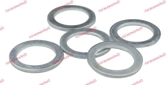 RACEWORKS ALUMINIUM WASHERS AN-8 ID19.5MM OD24.7MM T1.5MM | RWF-901-08-NZRACEWORKS-Autoignite NZ
