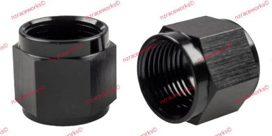 RACEWORKS AN-10 ALUMINIUM TUBE NUT (PK2) | RWF-818-10BK-NZRACEWORKS-Autoignite NZ
