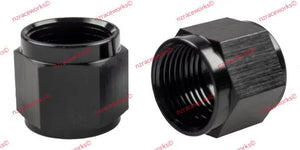 RACEWORKS AN-10 ALUMINIUM TUBE NUT (PK2) | RWF-818-10BK-NZRACEWORKS-Autoignite NZ