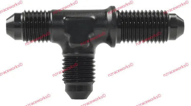 RACEWORKS AN-10 FLARE BULKHEAD TEE ON RUN | RWF-804-10BK-NZRACEWORKS-Autoignite NZ