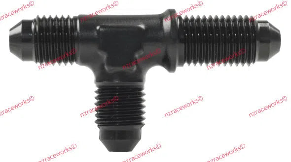 RACEWORKS AN-10 FLARE BULKHEAD TEE ON RUN | RWF-804-10BK-NZRACEWORKS-Autoignite NZ