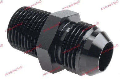 RACEWORKS AN-10 FLARE TO NPT 1/2'' STRAIGHT | RWF-816-10BK-NZRACEWORKS-Autoignite NZ