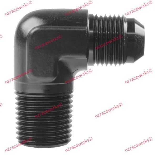 RACEWORKS AN-10 FLARE TO NPT 3/4'' 90 DEG | RWF-822-10-12BK-NZRACEWORKS-Autoignite NZ