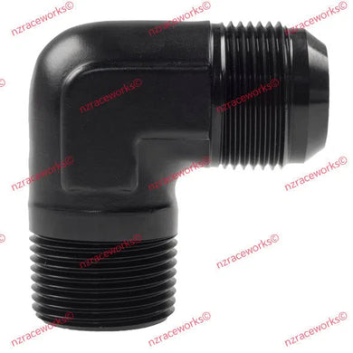 RACEWORKS AN-12 FLARE TO NPT 3/4'' 90 DEG | RWF-822-12BK-NZRACEWORKS-Autoignite NZ