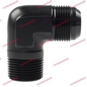 RACEWORKS AN-12 FLARE TO NPT 3/4'' 90 DEG | RWF-822-12BK-NZRACEWORKS-Autoignite NZ