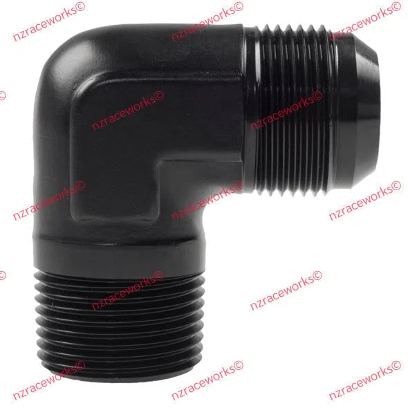 RACEWORKS AN-12 FLARE TO NPT 3/4'' 90 DEG | RWF-822-12BK-NZRACEWORKS-Autoignite NZ