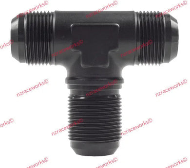 RACEWORKS AN-12 MALE FLARE BULKHEAD TEE | RWF-834-12BK-NZRACEWORKS-Autoignite NZ