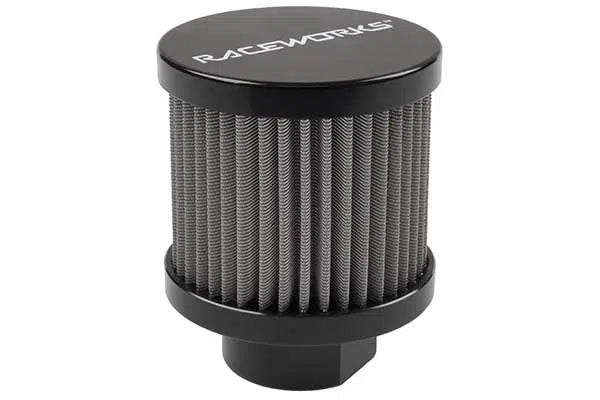 RACEWORKS AN-12 SMALL BREATHER (BLACK) | ALY-161BK-NZRACEWORKS-Autoignite NZ
