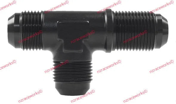 RACEWORKS AN-16 FLARE BULKHEAD TEE ON RUN | RWF-804-16BK-NZRACEWORKS-Autoignite NZ