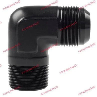 RACEWORKS AN-16 MALE FLARE TO NPT 1'' 90 DEG | RWF-822-16BK-NZRACEWORKS-Autoignite NZ