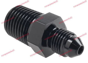 RACEWORKS AN-3 FLARE TO NPT 1/4'' STRAIGHT | RWF-816-03-04BK-NZRACEWORKS-Autoignite NZ