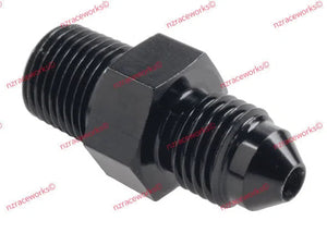 RACEWORKS AN-3 FLARE TO NPT 1/8'' STRAIGHT | RWF-816-03BK-NZRACEWORKS-Autoignite NZ