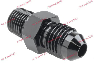 RACEWORKS AN-4 FLARE TO NPT 1/8'' STRAIGHT | RWF-816-04BK-NZRACEWORKS-Autoignite NZ