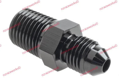 RACEWORKS AN-4 FLARE TO NPT 3/8'' STRAIGHT | RWF-816-04-06BK-NZRACEWORKS-Autoignite NZ