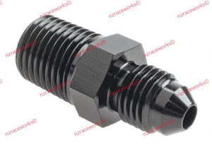 RACEWORKS AN-4 FLARE TO NPT 3/8'' STRAIGHT | RWF-816-04-06BK-NZRACEWORKS-Autoignite NZ