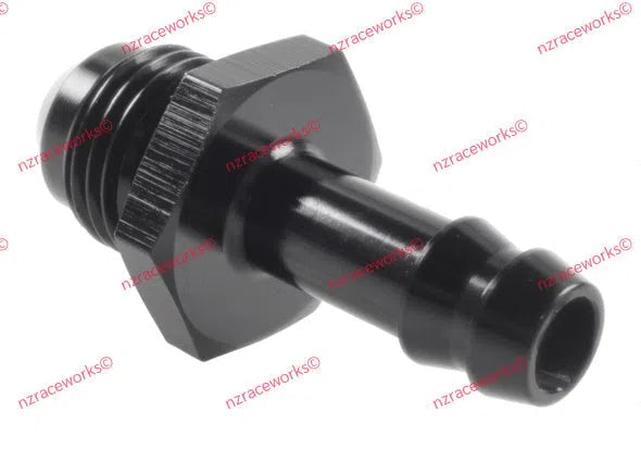 RACEWORKS AN-6 FLARE TO 1/2'' (AN-8) BARB | RWF-717-06-08BK-NZRACEWORKS-Autoignite NZ