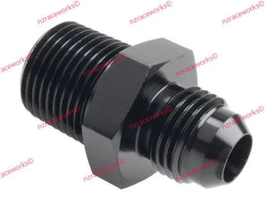 RACEWORKS AN-6 FLARE TO NPT 3/8'' STRAIGHT | RWF-816-06-06BK-NZRACEWORKS-Autoignite NZ