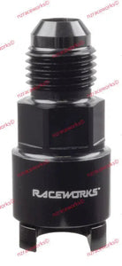 RACEWORKS AN-6 TO 3/8'' ALL BILLET EFI QUICK CONNECT | RWF-805-06-06BK-NZRACEWORKS-Autoignite NZ