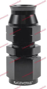 RACEWORKS AN-6 TO 5/16'' STRAIGHT TUBE ADAPTER | RWF-619-06-05BK-NZRACEWORKS-Autoignite NZ