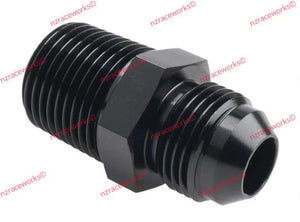 RACEWORKS AN-8 FLARE TO NPT 1/2'' STRAIGHT | RWF-816-08-08BK-NZRACEWORKS-Autoignite NZ