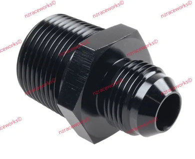 RACEWORKS AN-8 FLARE TO NPT 3/4'' STRAIGHT | RWF-816-08-12BK-NZRACEWORKS-Autoignite NZ