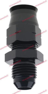 RACEWORKS AN TO STRAIGHT TUBE ADAPTERS | RWF-618-06-05BK-NZRW-Autoignite NZ