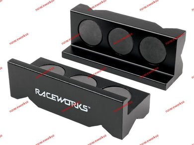 RACEWORKS BILLET ALUMINIUM VICE JAWS - BLACK | RWT-002BK-NZRACEWORKS-Autoignite NZ