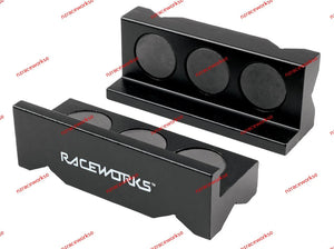 RACEWORKS BILLET ALUMINIUM VICE JAWS - BLACK | RWT-002BK-NZRACEWORKS-Autoignite NZ