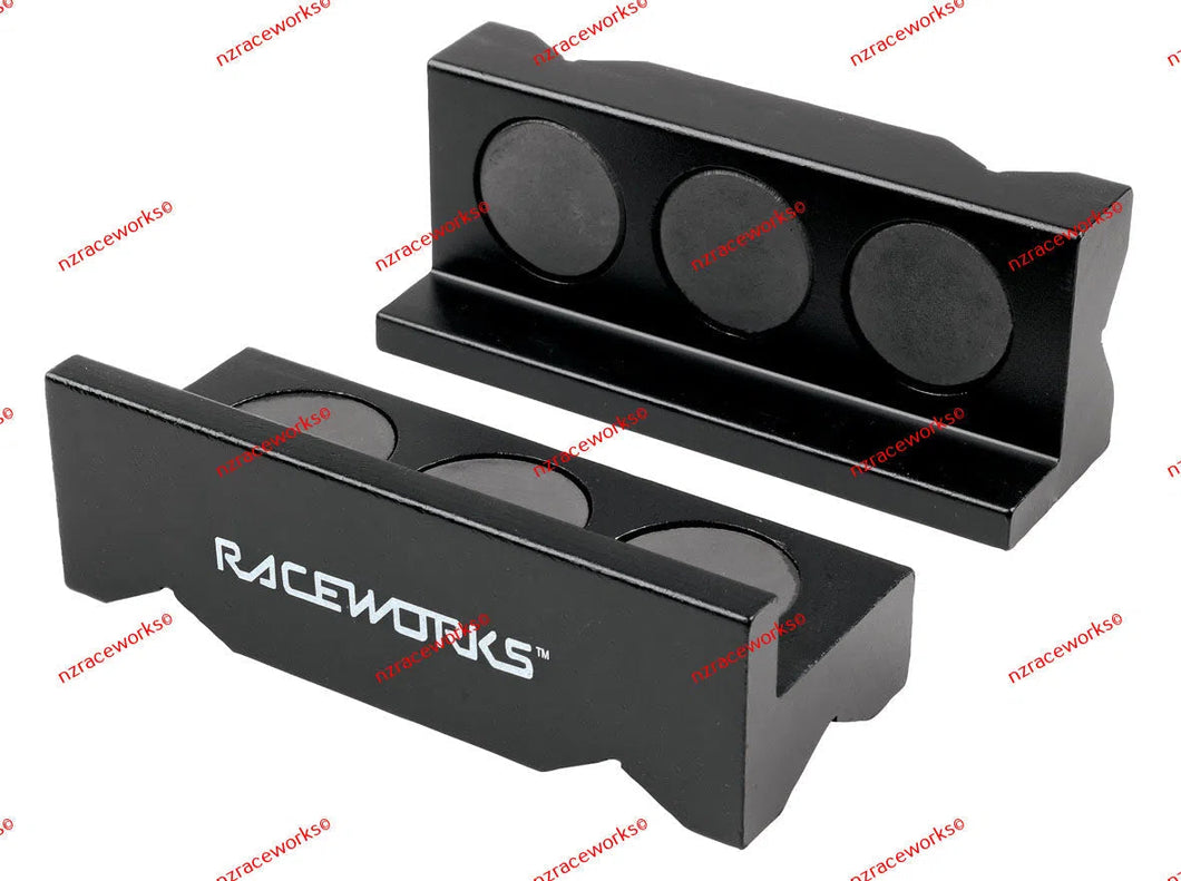 RACEWORKS BILLET ALUMINIUM VICE JAWS - BLACK | RWT-002BK-NZRACEWORKS-Autoignite NZ