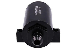 RACEWORKS BILLET INLINE FILTER AN-8 10Mi | ALY-208-10BK-NZRACEWORKS-Autoignite NZ