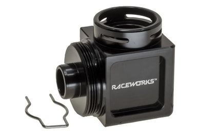 RACEWORKS BILLET INLINE FILTER ENDCAP | ALY-176BK-NZRACEWORKS-Autoignite NZ