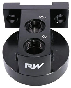 RACEWORKS BILLET TOP ENTRY REMOTE FILTER MOUNT | ALY-225BK-NZRACEWORKS-Autoignite NZ