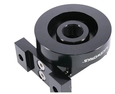 RACEWORKS BILLET TOP ENTRY REMOTE FILTER MOUNT | ALY-225BK-NZRACEWORKS-Autoignite NZ