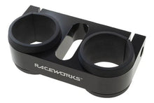 Load image into Gallery viewer, RACEWORKS BILLET TWIN PUMP BRACKET - PIERBURG/TI AUTOMOTIVE | ALY-055BK-NZRACEWORKS-Autoignite NZ
