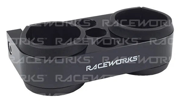 RACEWORKS BLACK BILLET TWIN PUMP BRACKET | ALY-089BK-NZRACEWORKS-Autoignite NZ