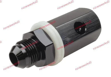 RACEWORKS BOLT IN ROLL OVER VALVE / VENT AN-6 | RWF-611-06BK-NZRACEWORKS-Autoignite NZ