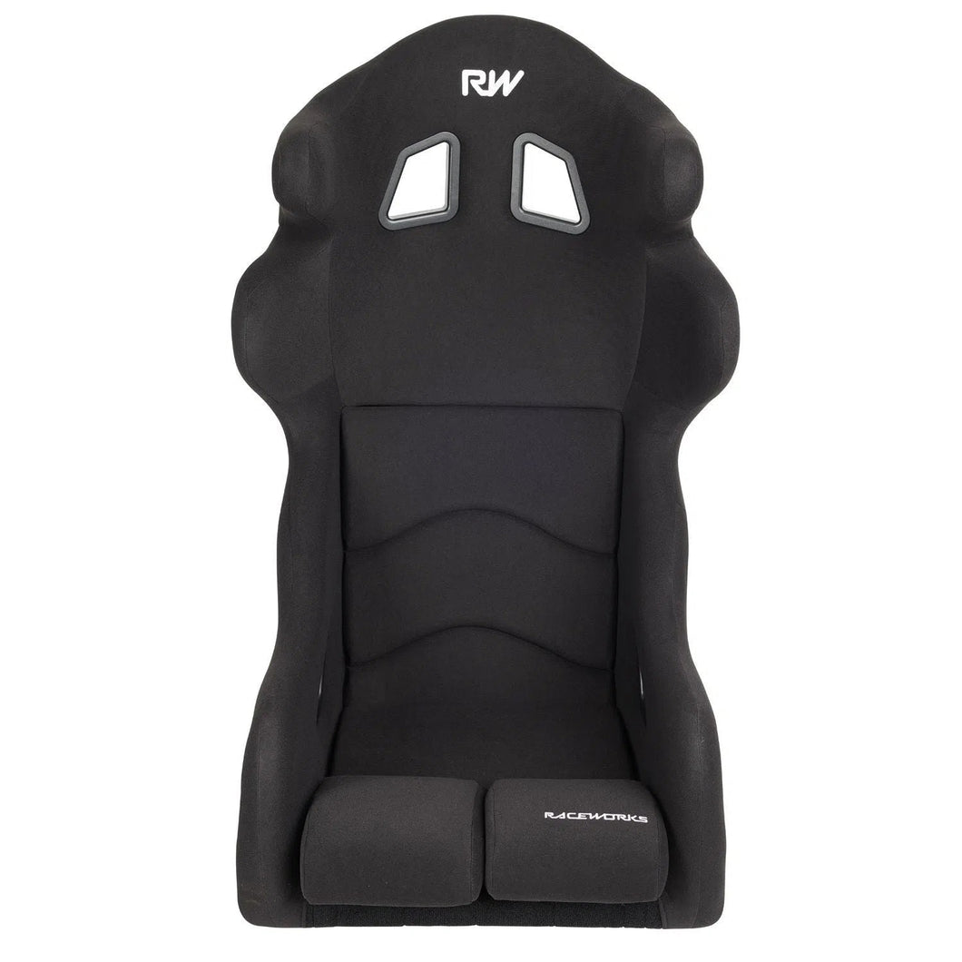 RACEWORKS CARBON SEAT BLACK CLOTH FIA APPROVED ~ EXTRA SMALL-NZRACEWORKS-Autoignite NZ