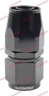 RACEWORKS CUTTER HOSE FITTING AN-10 STRAIGHT | RWF-101-10BK-NZRACEWORKS-Autoignite NZ