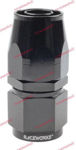 RACEWORKS CUTTER HOSE FITTING AN-10 STRAIGHT | RWF-101-10BK-NZRACEWORKS-Autoignite NZ